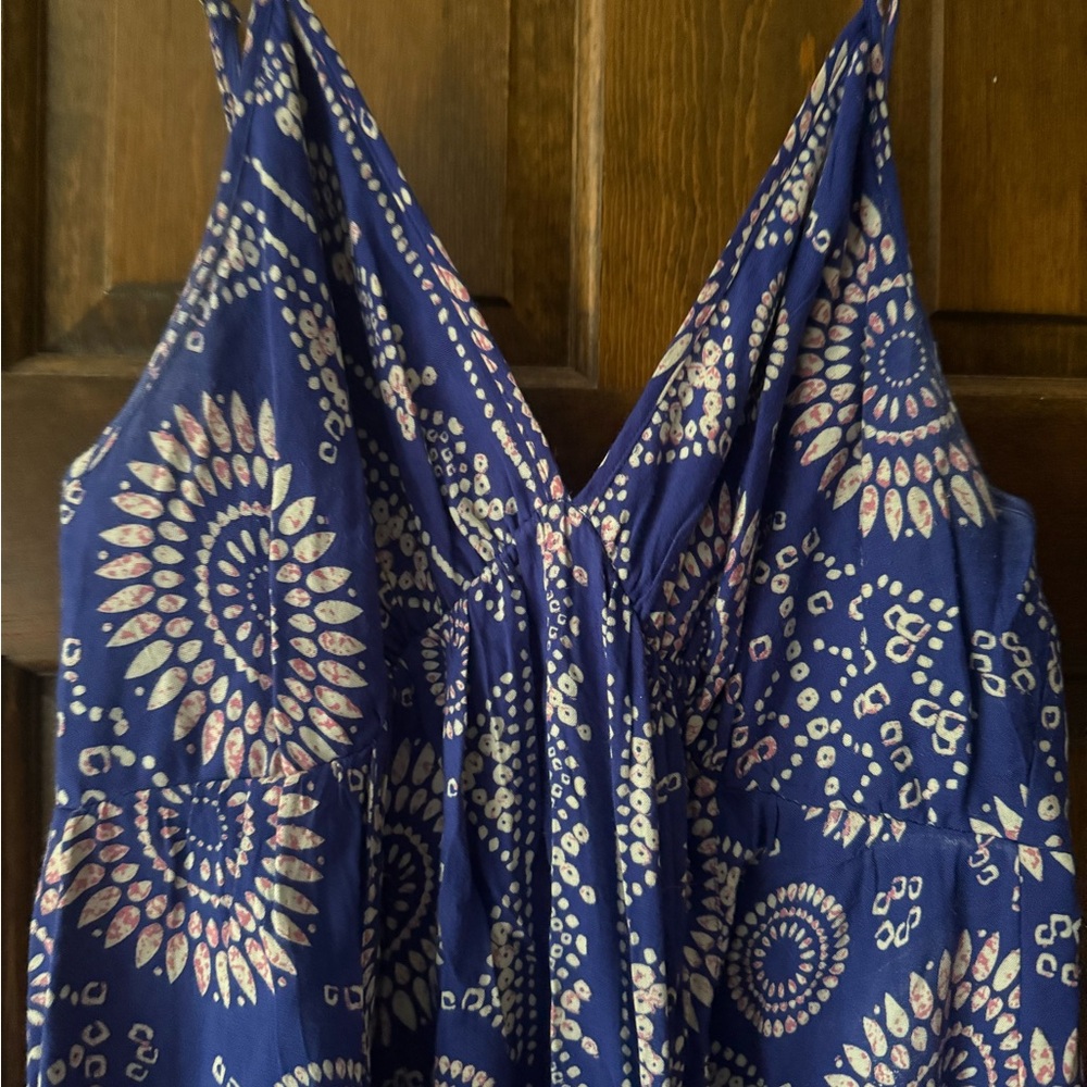O'Neill Blue and White Sunburst Dress - Picture 2 of 4